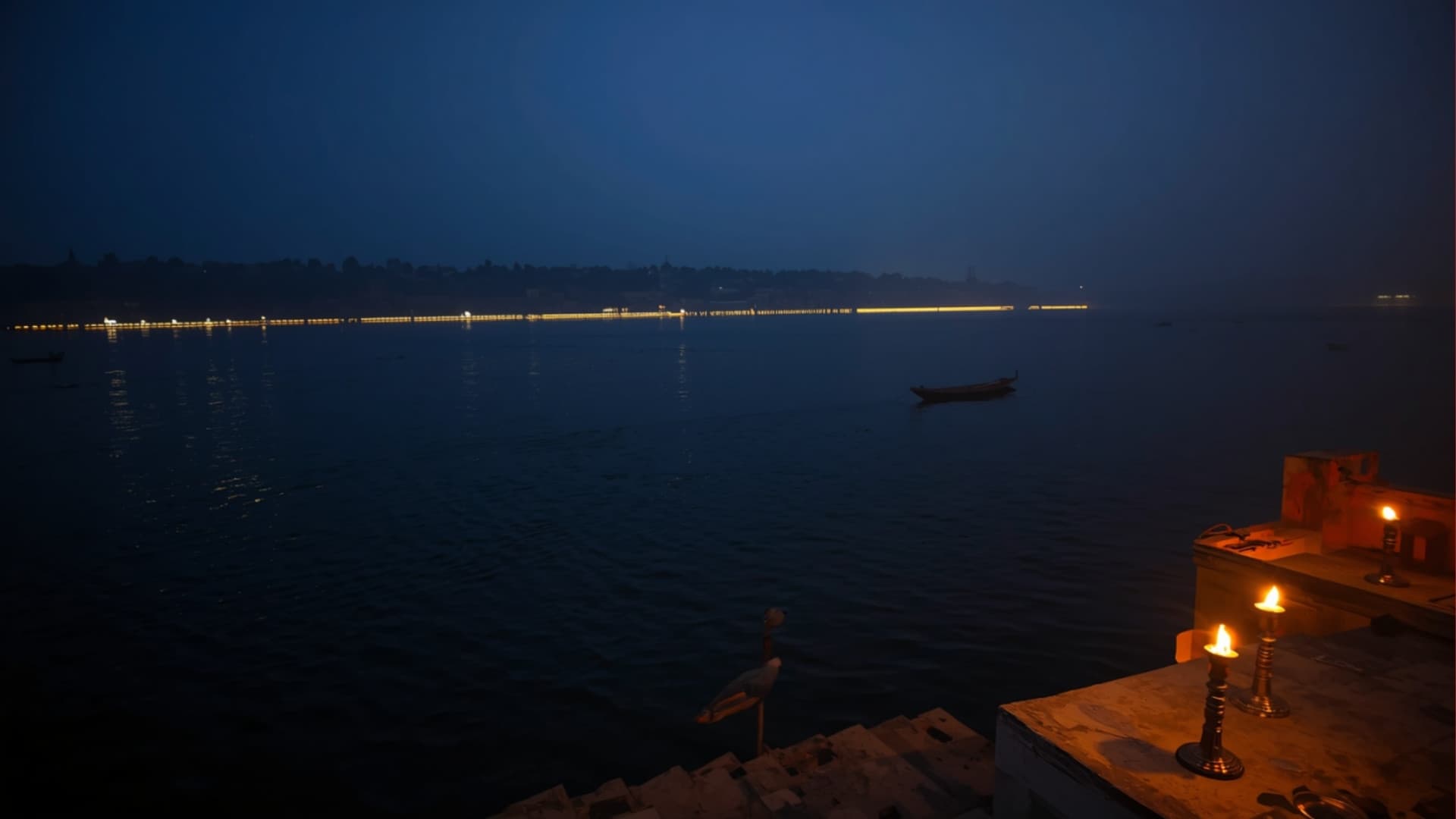First light on the Ganges