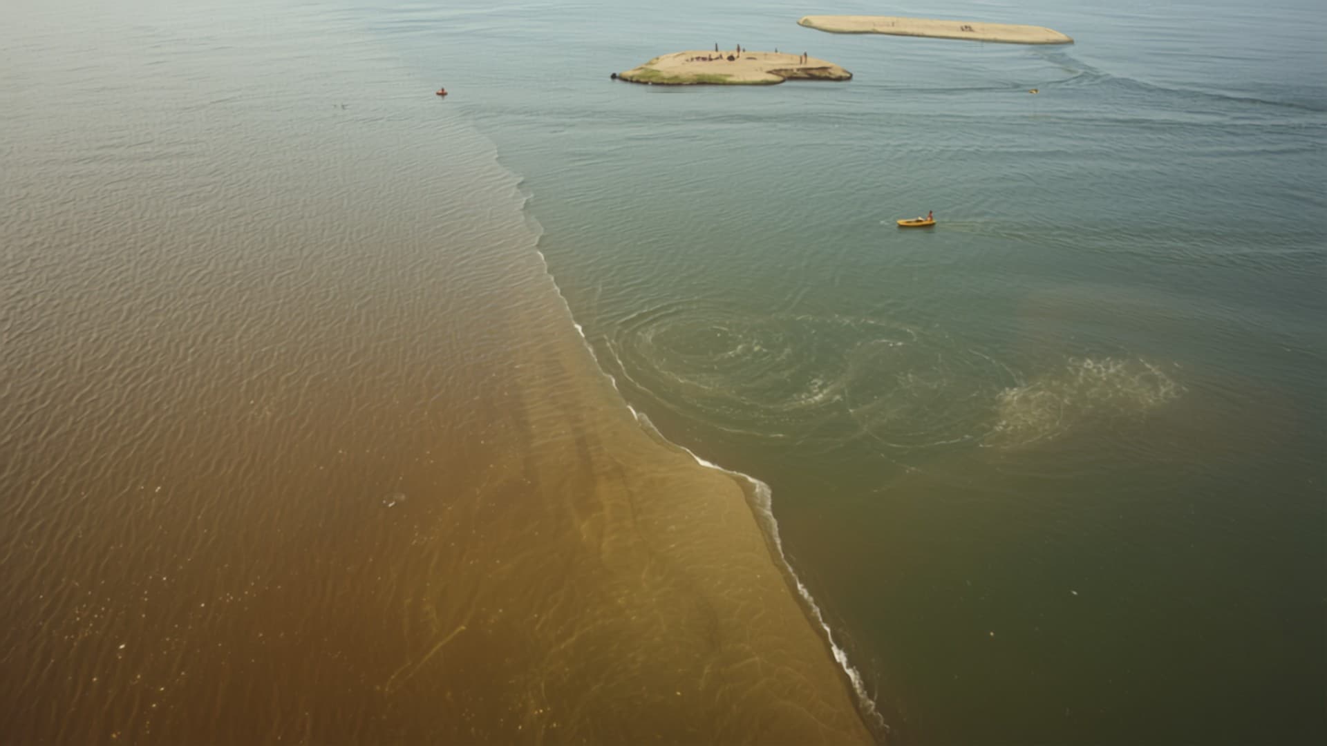 Sand at the sangam